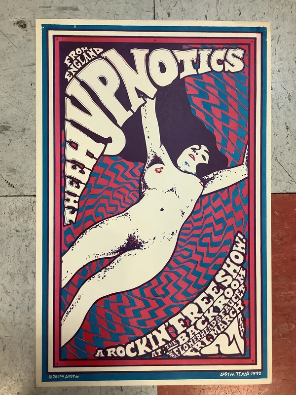 Thee Hypnotics at The Backroom - 1992 (Poster)