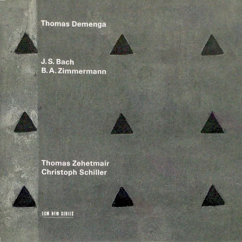 Thomas Demenga - Johann Sebastian Bach / Bernd Alois Zimmermann - J.S. Bach / B.A. Zimmermann (CD)