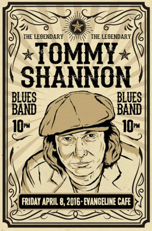 Tommy Shannon - Mojohand Poster