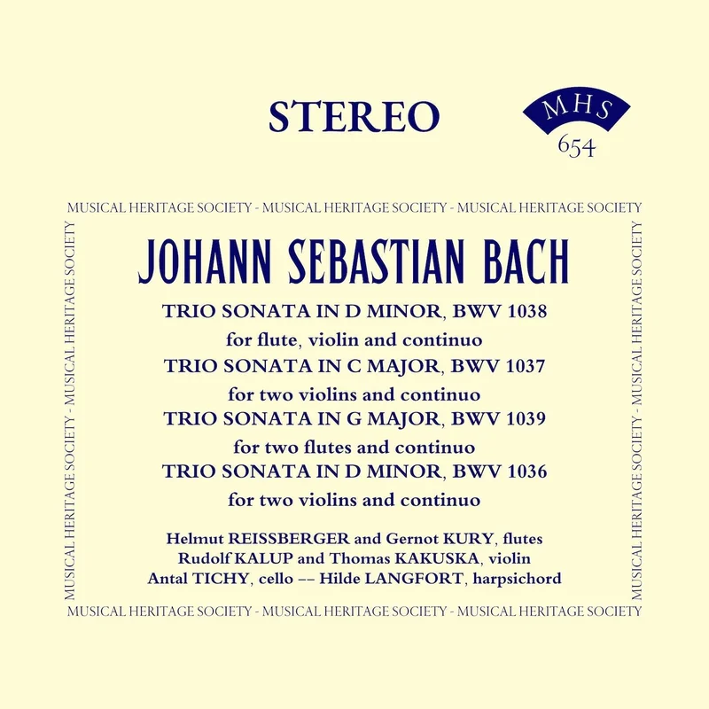 Trio Sonata in C Major, BWV 1037: I. Adagio