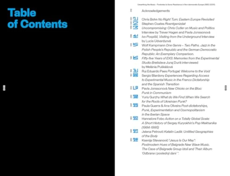 Unearthing the Music : Footnotes to Sonic Resistance in Non-Democratic Europe 1950-2000
