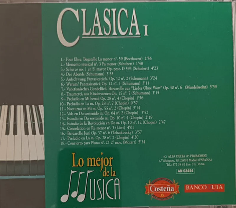 Unknown Artist - Clsica I (CD)