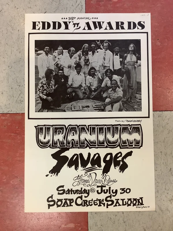 Uranium Savages at Soap Creek Saloon - 1977 (Poster)