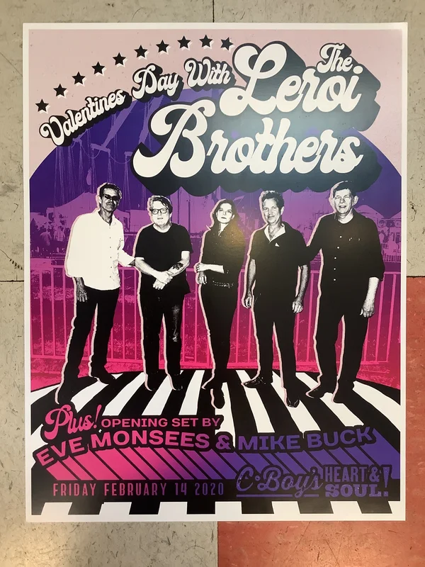 Valentine's Day with The LeRoi Brothers at C-Boy's - 2020 (Poster)