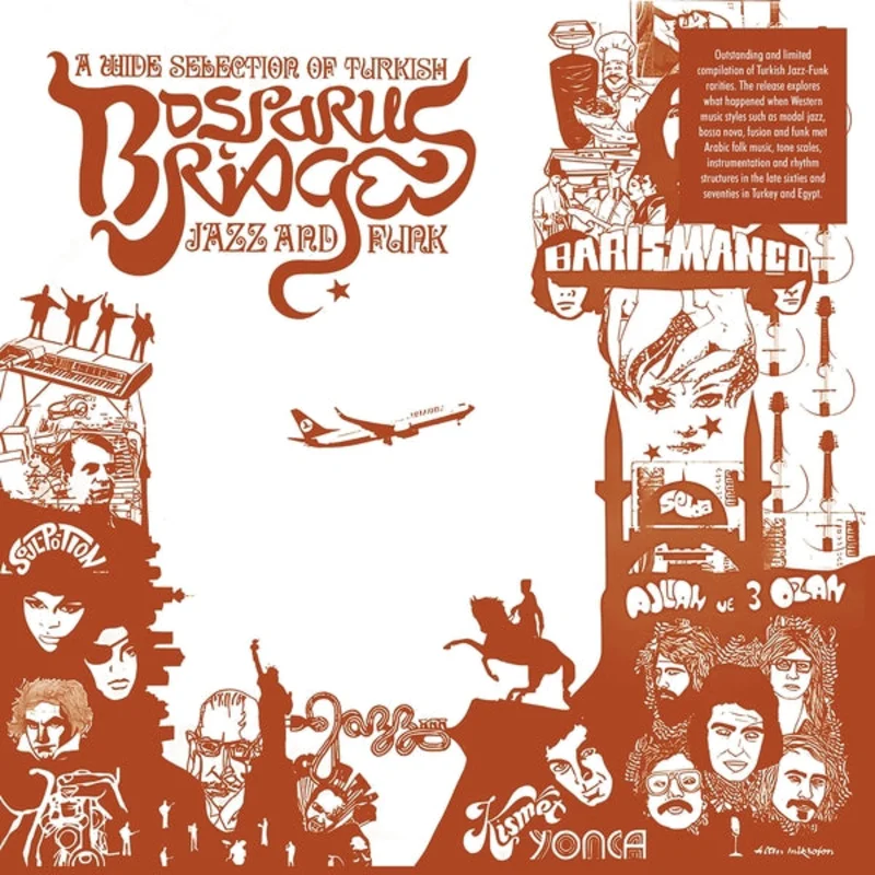 Various - Bosporus Bridges: A Wide Selection Of Turkish Jazz And Funk 1968-1978 LP