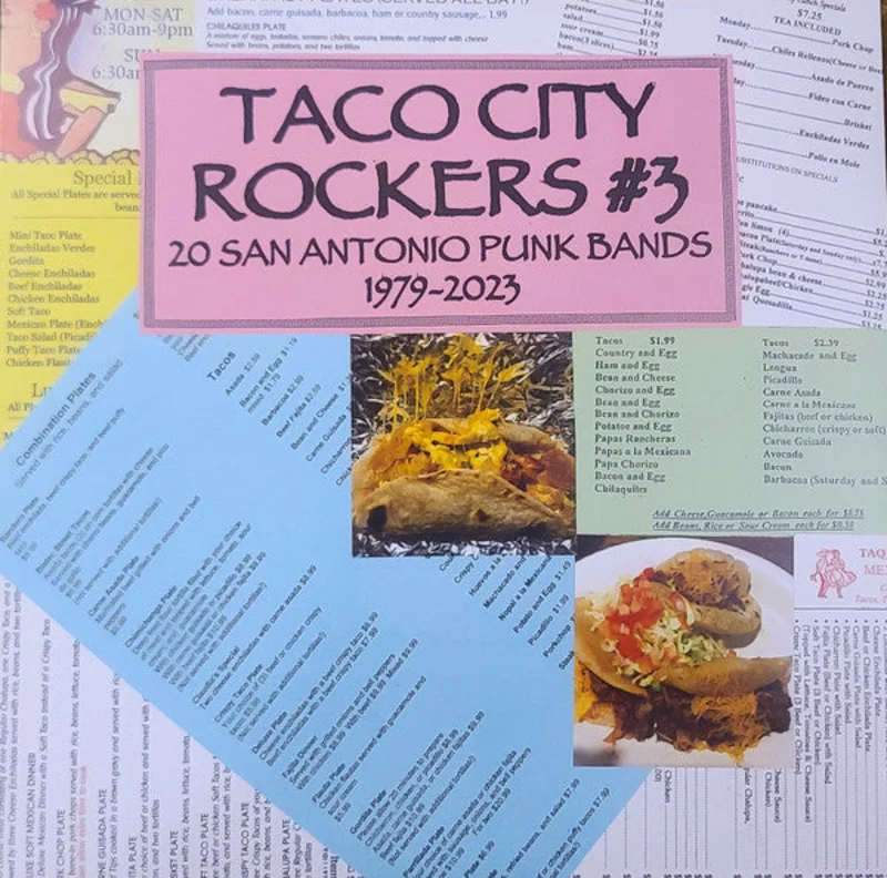 Various - Taco City Rockers #3 20 San Antonio Punk Bands 1979-2023 (12", Album, Comp)