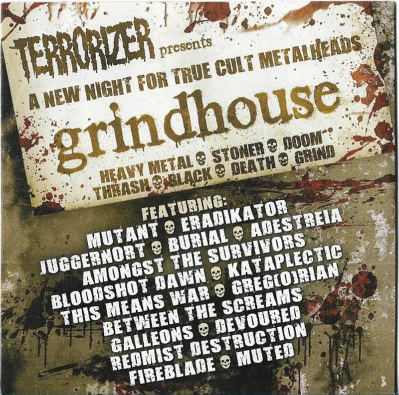 Various - Terrorizer Presents Grindhouse - A New Night For True Cult Metalheads (CD)