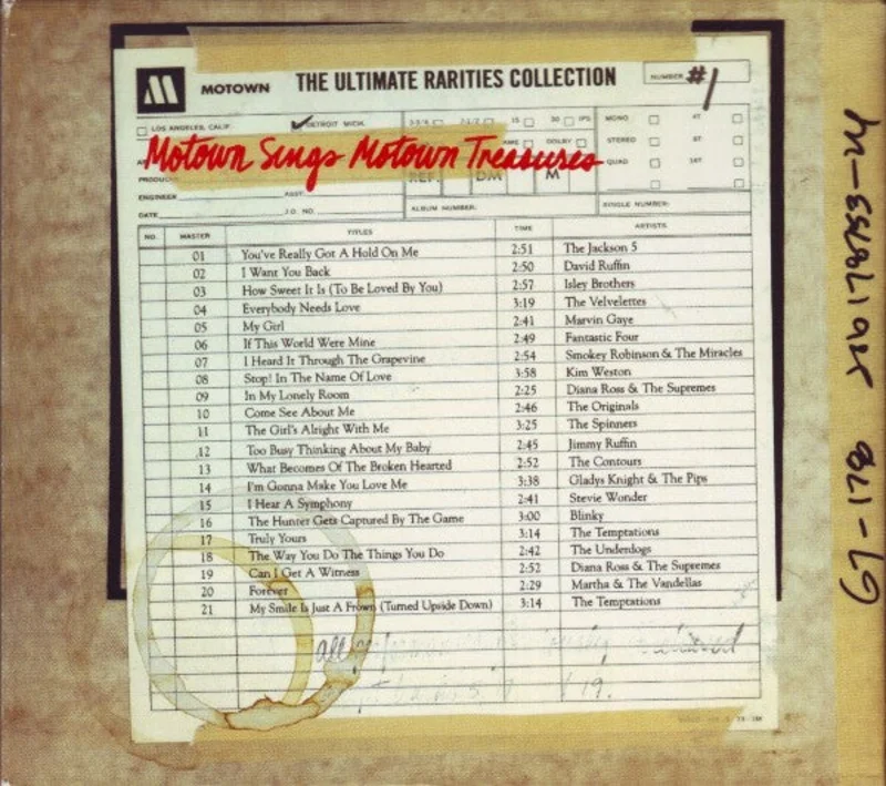 Various - The Ultimate Rarities Collection 1: Motown Sings Motown Treasures (CD)