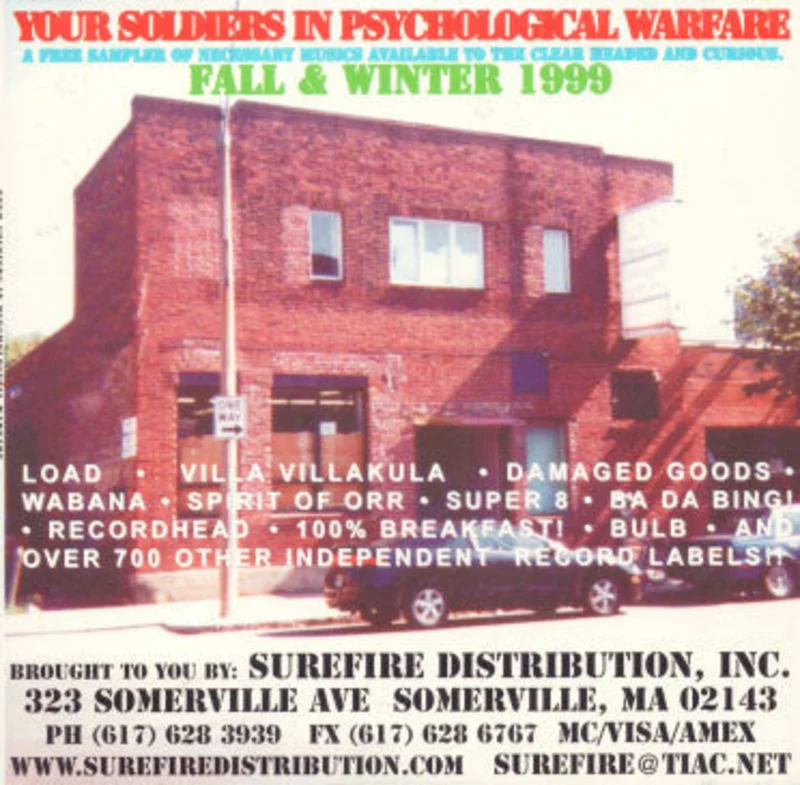 Various - Your Soldiers In Psychological Warfare - A Free Sampler Of Necessary Musics Available To The Clear Headed And Curious - Fall And Winter 1999 (CD)