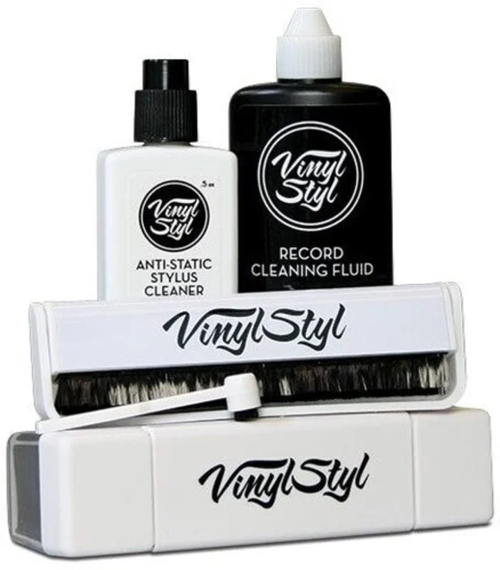 Vinyl Styl Ultimate Vinyl Record Care Kit - Record & Stylus Brushes And Fluid