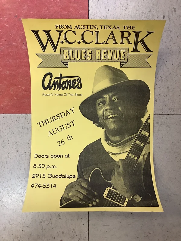 W.C. Clark at Antone's (Poster)