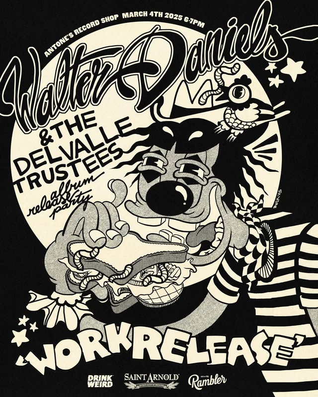 Walter Daniels & The Del Valle Trustees In-Store - 2025 (Poster)