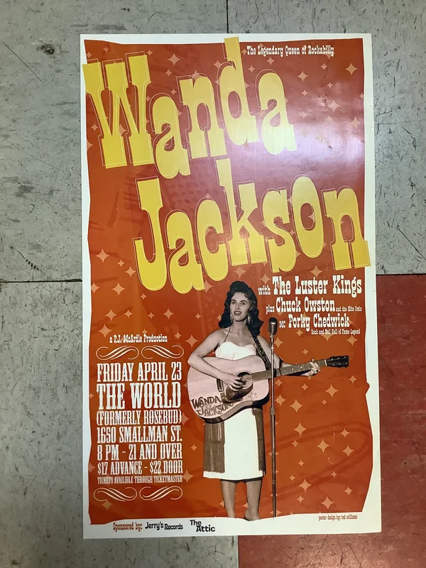 Wanda Jackson at The World (Poster)