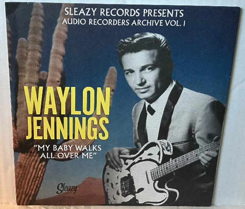 Waylon Jennings / Sanford Clark - Sleazy Records Presents Audio Recorders Archive Vol.1 (Vinyl)