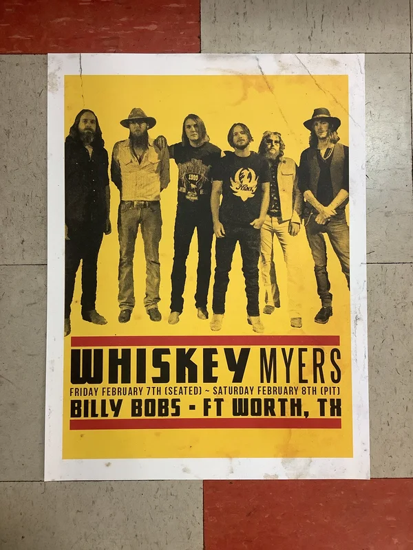 Whiskey Myers at Billy Bob's - 2020 (Poster)