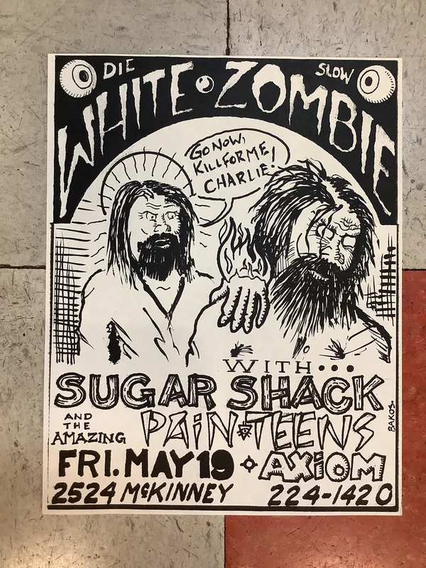 White Zombie, Sugar Shack, & Pain Teens at Axiom (Poster)