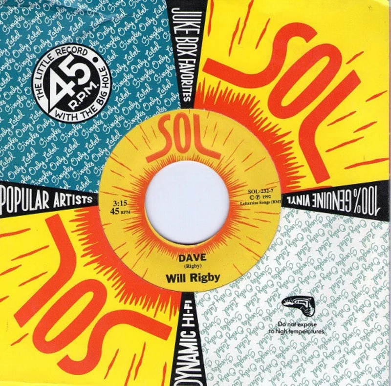 Will Rigby - The Room's Still Spinning / Dave (Vinyl)