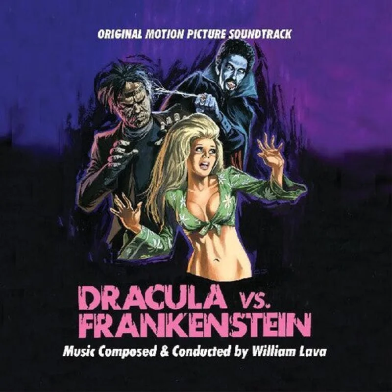 William Lava - Dracula Vs. Frankenstein OST LP (Ltd Pumpkin Orange Vinyl)