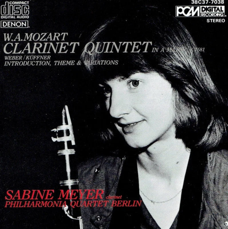 Wolfgang Amadeus Mozart / Carl Maria von Weber, Joseph Kffner, Sabine Meyer, Philharmonia Quartett Berlin - Clarinet Quintet In A Major, KV581 / Introduction, Theme & Variations (CD)