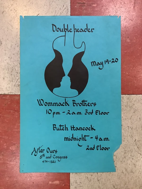 Wommack Brothers and Butch Hancock at After Ours (Poster)