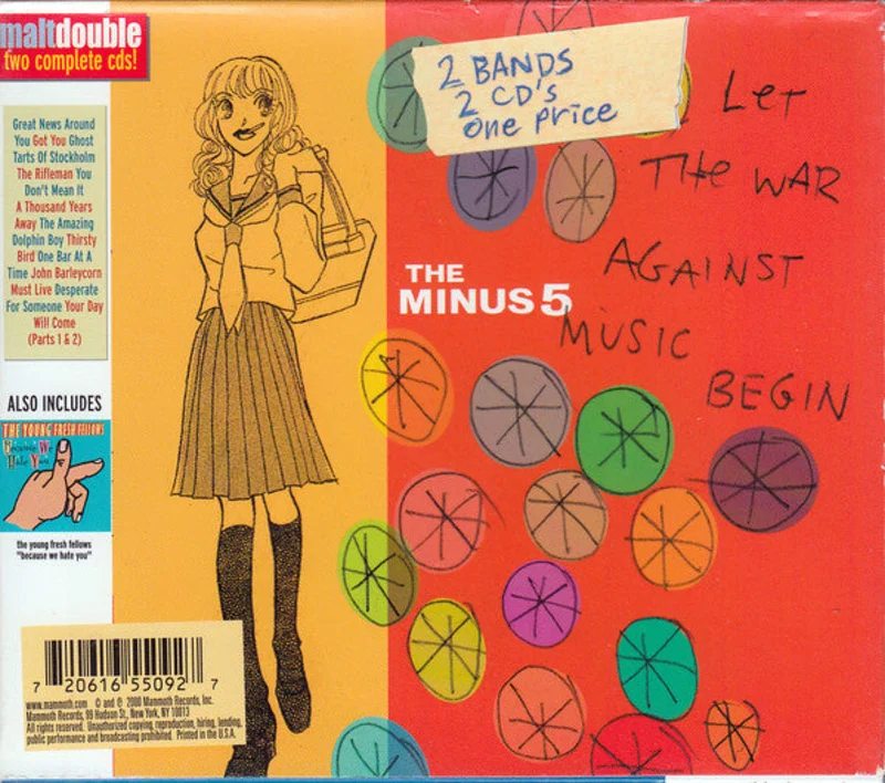 Young Fresh Fellows Vs. The Minus 5 - Because We Hate You / Let The War Against Music Begin (CD)